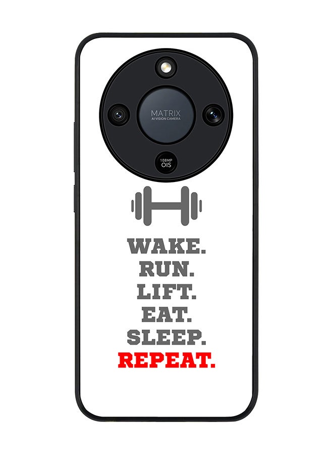 For Honor X9d / Magic8 Lite / X70 Case,Slim fit Camera Protection, Shockproof Thin Phone cover  - Routine (White)